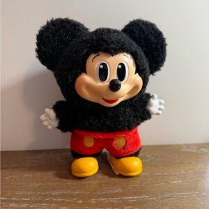 Pop Mart Disney Mickey Mouse Plush Figure - Black, Red, and Yellow